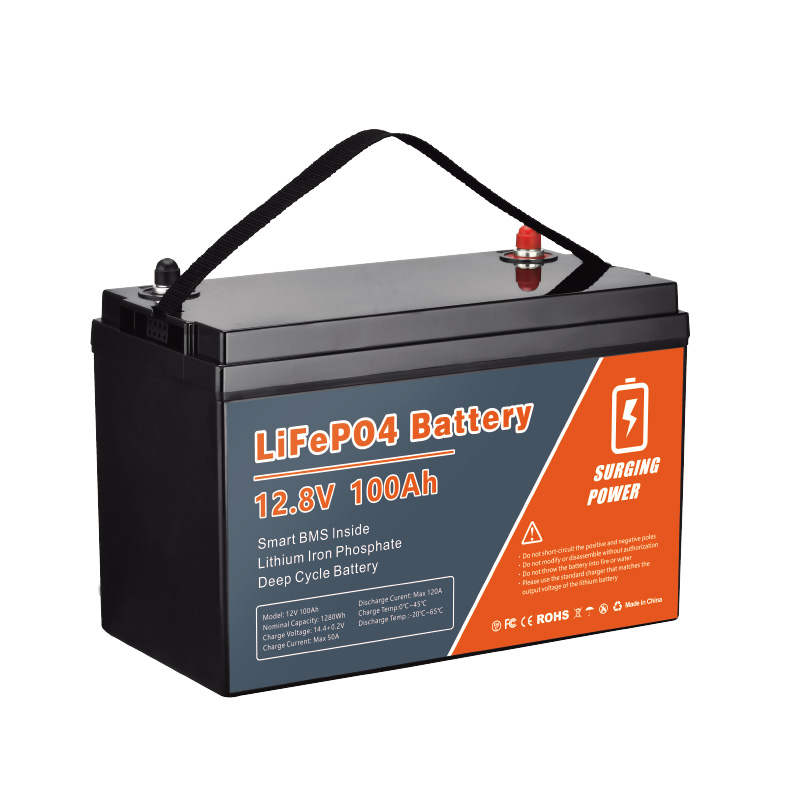 QL-12100B Lithium Iron Phosphate Battery 1280Wh 12.8V for Solar Storage and Off-Grid Systems