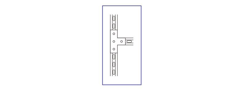 Flat Connectors 6mm Q235B Steel for Solar & Energy Storage Mounting Structures