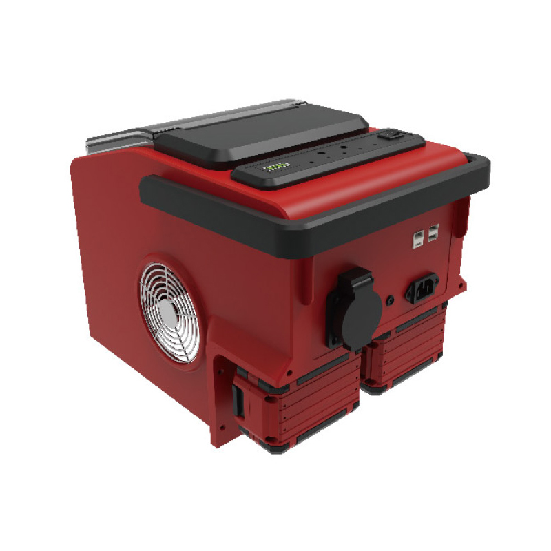 HE500 Portable Energy Storage Ice Maker with 74Wh High-Rate Lithium Battery for Outdoor Camping, Field Travel and Emergency Use