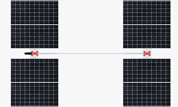 Rotary Drive Single-Axis Linkage Tracking System ±50° High Stability Solar Tracking for Utility-Scale PV Plants