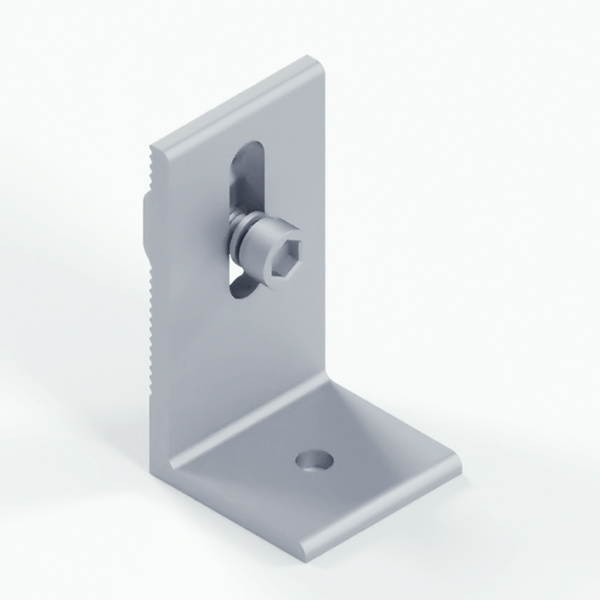 L-foot AL6005-T5 Anodized Solar Mounting Bracket for Photovoltaic Systems