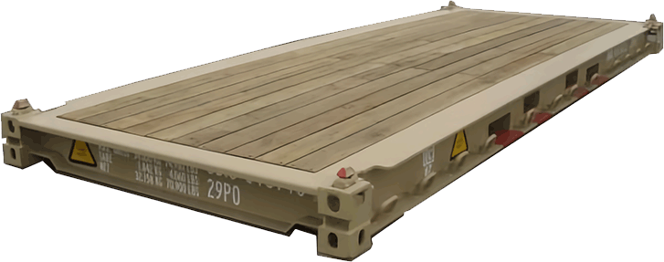 Frame Container & Platform Container Customizable Size Heavy Equipment Transport for Energy Storage and Battery Logistics