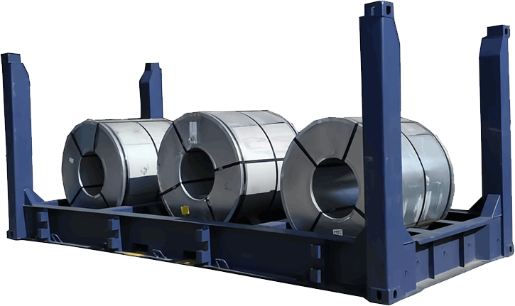 Frame Container & Platform Container Customizable Size Heavy Equipment Transport for Energy Storage and Battery Logistics