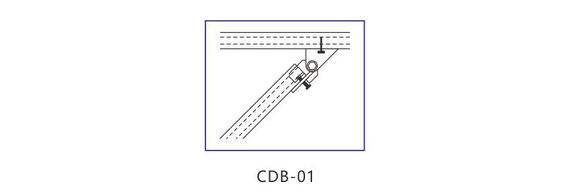 Adjustable Baseplate CDB-01 6mm Thick 750g Universal Seismic Bracing Connection for Energy Storage Systems