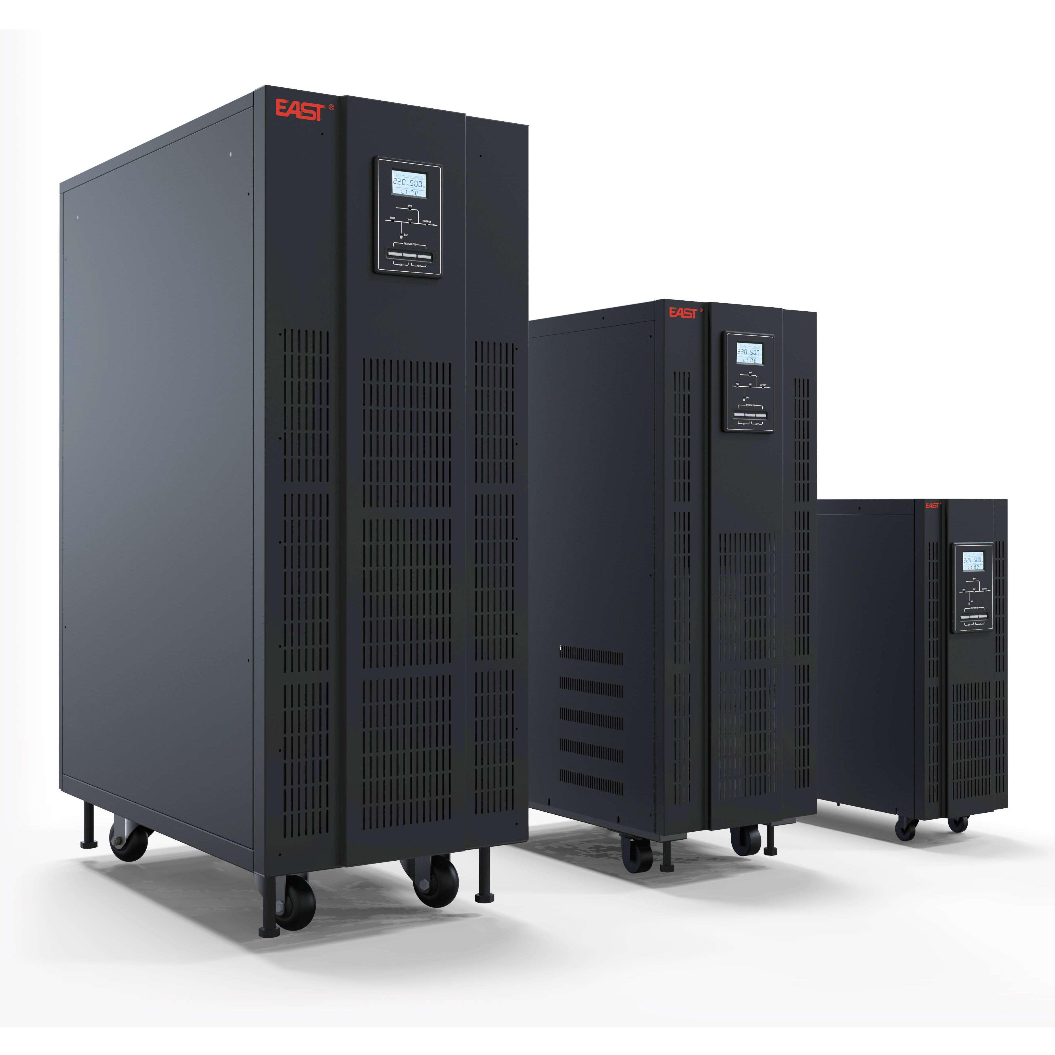 EA800 6-30kVA (1:1/3:1) Online Double Conversion UPS High Overload Capacity for Industrial & Commercial Power Backup