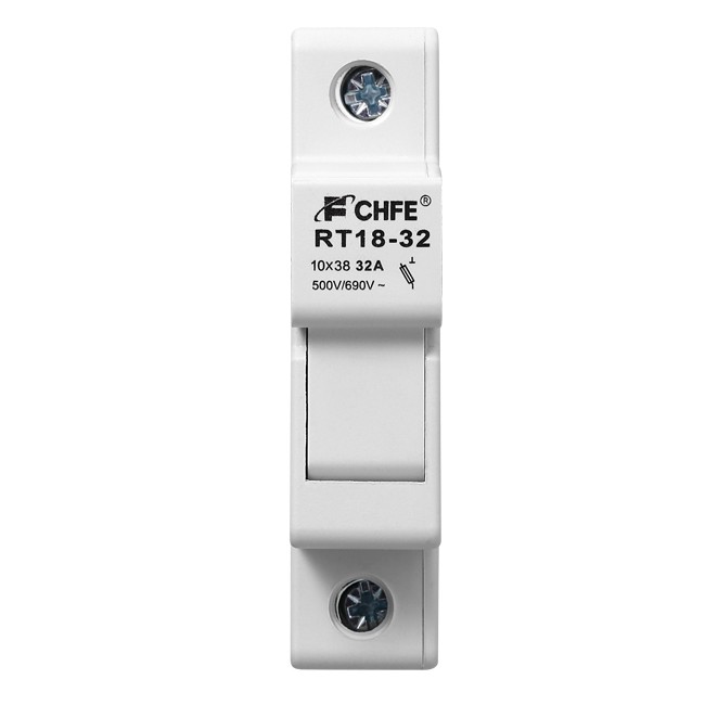 RT18 690V Fusible Base Box Plastic Fuse Holder with Lock and Indicator for Energy Storage and Battery Systems