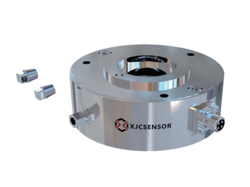 Through-hole Tension Sensor 5-50kg Compact Design for Battery Electrode & Film Processing