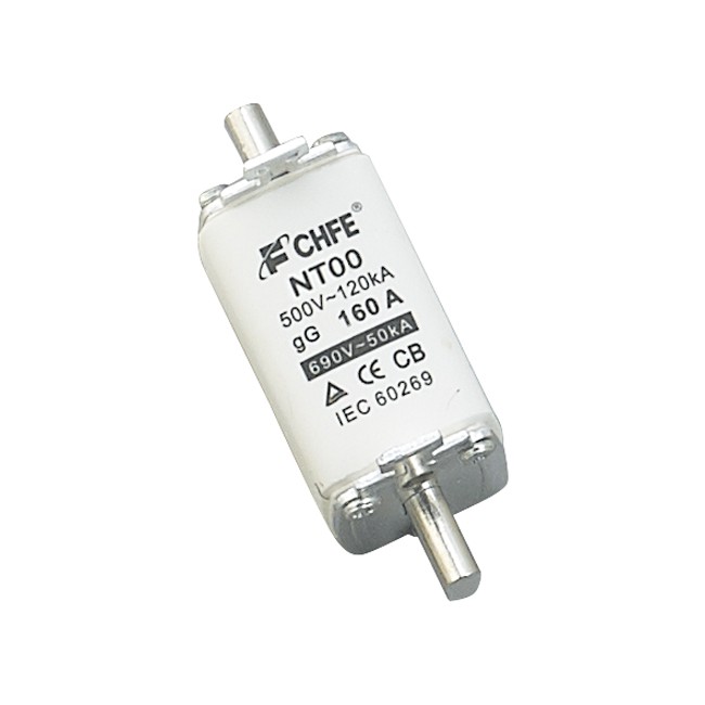 IEC Approved NT Series Blade 160A Ceramic Fuse 690Vac 500Vac gG Fuse for Industrial Energy Storage Systems