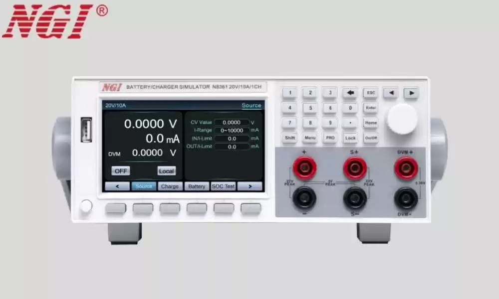 N8361 Bidirectional High-accuracy Battery Simulator 0~20V 200W for Consumer Electronics Testing
