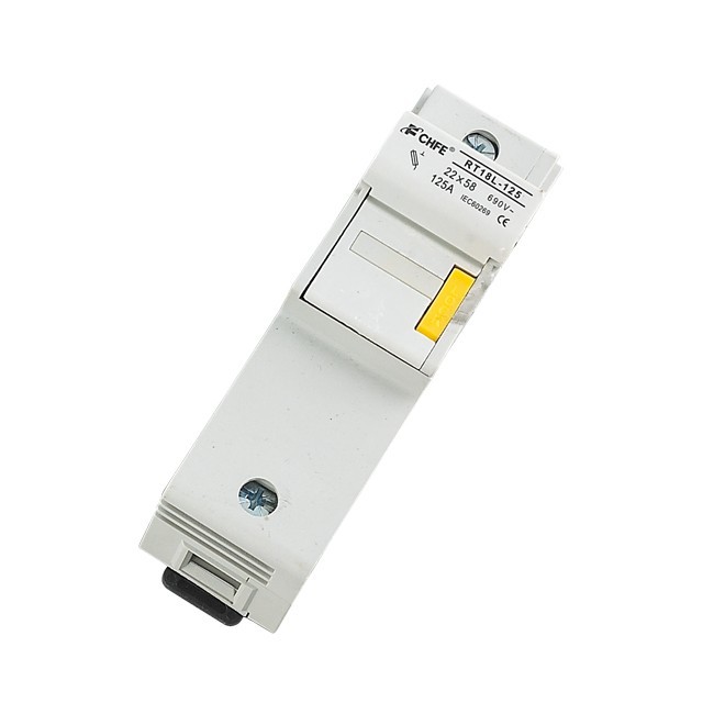 RT18 1P 125A Cylindrical Fuse Holder 690V High-Current Circuit Protection for Industrial & Energy Storage Systems