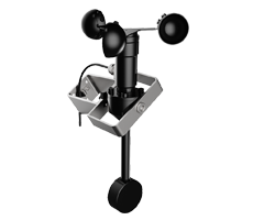 E-WS Anemometer High-Precision Wind Speed Sensor with Anti-Salt Spray Coating for Marine and Harsh Outdoor Environments