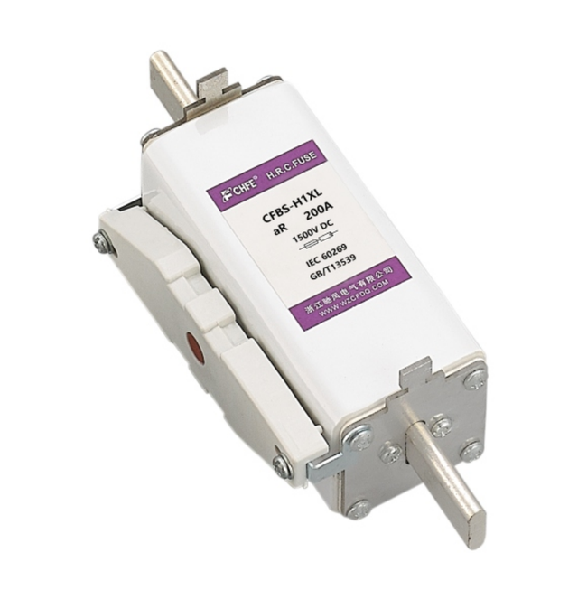 CFBS-H1XL 80-400A 1500VDC Energy Storage Systems Fuse Link aR Class 100kA Breaking Capacity for BESS and Renewable Energy Systems