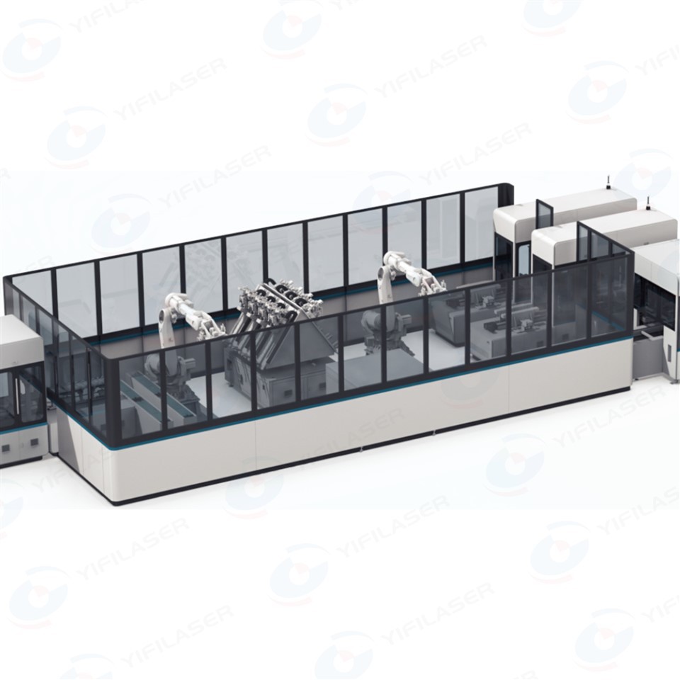 Prismatic Battery Stacking Machine High-Automation Precision Cell Stacking for EV and Energy Storage Systems YIFI LASER