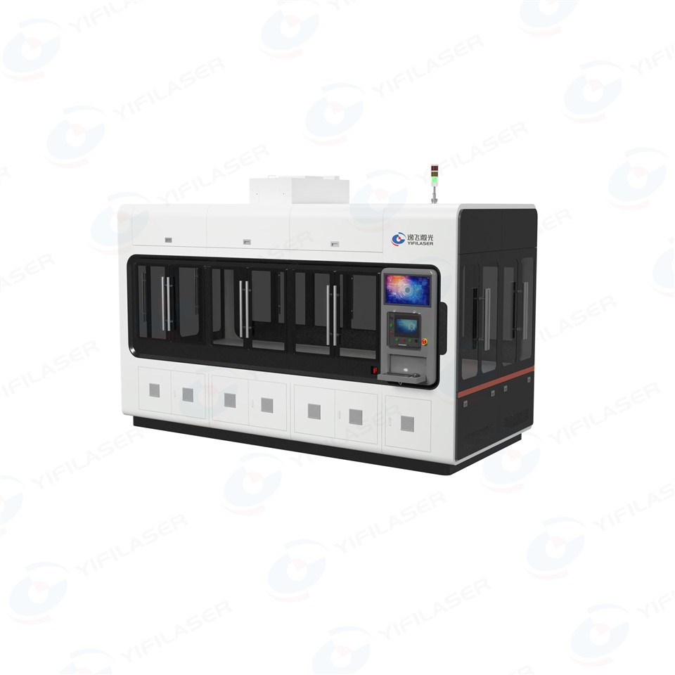 Cylindrical Cell Pre-Spot Welding Machine for Lids High-Precision Adaptive Welding with Servo-Driven Rotation for Battery Manufacturing YIFI LASER