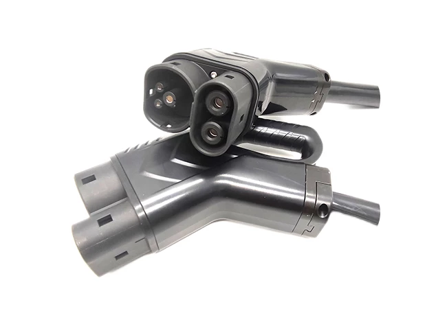 80A CCS 2 Plug Connector 80A 1000V IP55 TPU Cable for DC Fast Charging EV CCS2