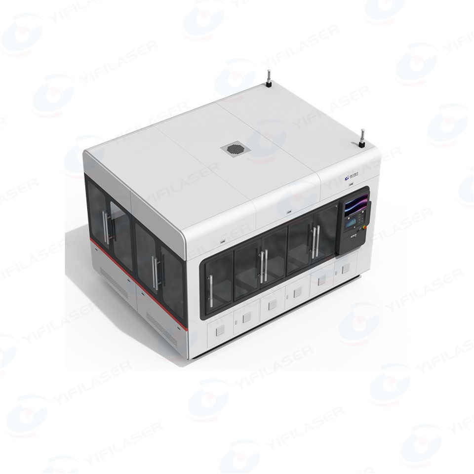 Cylindrical Cell Helium Leak Testing Machine High Efficiency 6-150 PPM Precision Battery Manufacturing YIFILASER