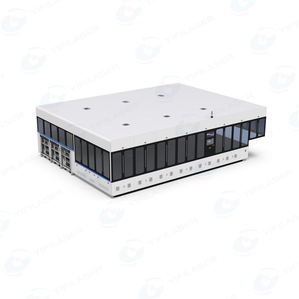 Prismatic Cell Pre-Spot Laser Welding Machine High Precision ≤0.05mm for Shell Insertion YIFI LASER