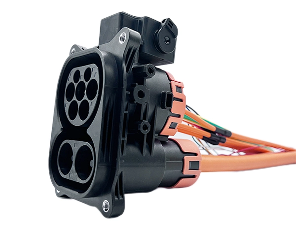 CCS Type 2 DC Charging Socket Harness Assembly IEC 62196 Standard for European EV Charging Stations