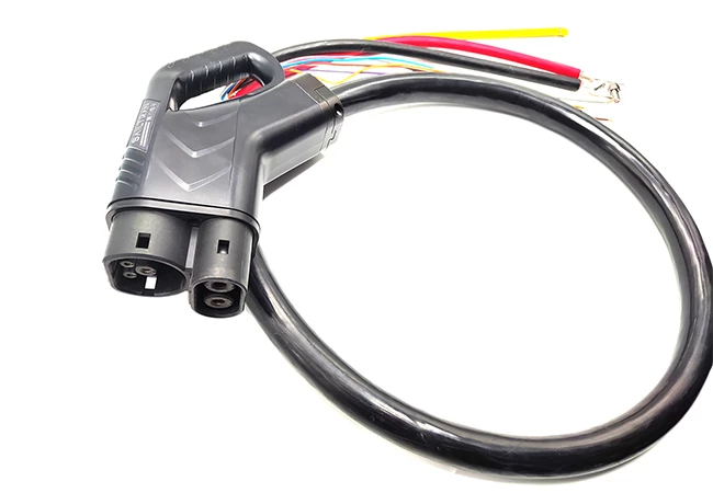 80A CCS 2 Plug Connector 80A 1000V IP55 TPU Cable for DC Fast Charging EV CCS2