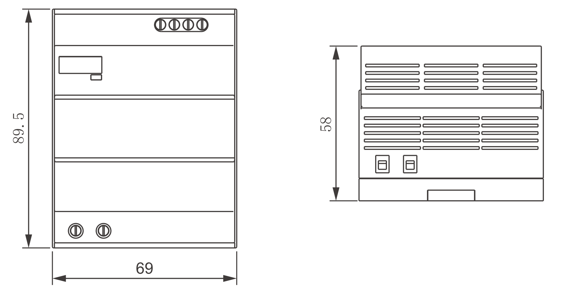 NPR-15DC Auxiliary Power Supply 210-1800VDC Input 5V/1A Output for Solar PV String Monitoring Systems