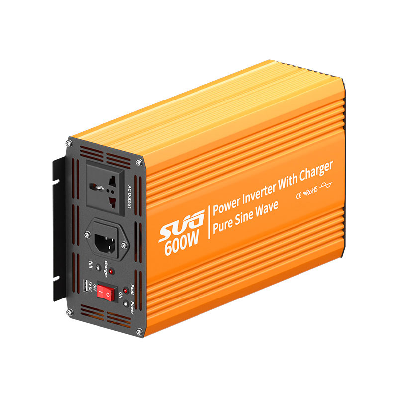 SGPC-600W Series Pure Sine Wave Inverter With Charger Pure Sine Wave UPS Function Lithium Battery Support Off-Grid Solar Power Supply