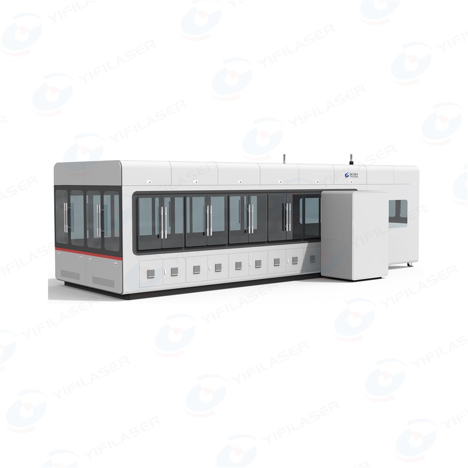 Cylindrical Cell Shell Insertion Penetration Welding Machine High-Precision Servo-Controlled Welding for Battery Manufacturing YIFILASER
