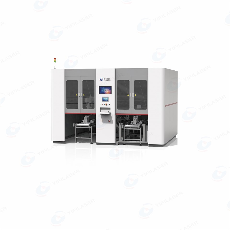 Dual-Station 6-Axis Automatic Laser Welding Machine High-Precision Dual-Station Automation for Battery and EV Parts Welding YIFI LASER