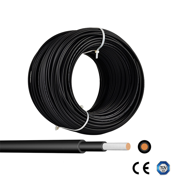 PV1-F Solar Cables 600V/1000VAC -40°C-90°C TUV Certified for Solar Panel and Photovoltaic Systems