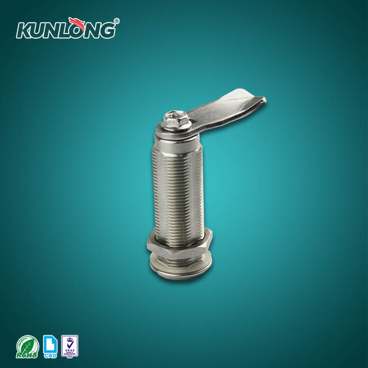KUNLONG SK1-063D-3-62 Metal Container Tubular Cam Latch Stainless Steel SUS304 Waterproof for Power Box Control Cabinet
