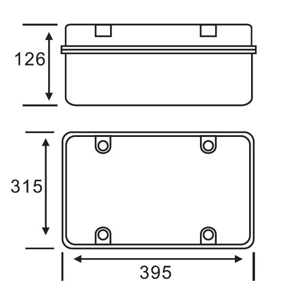 AX-NT 380×300×120 Junction Box IP65 Waterproof ABS Enclosure for Outdoor Electrical and Communication Systems Anxele