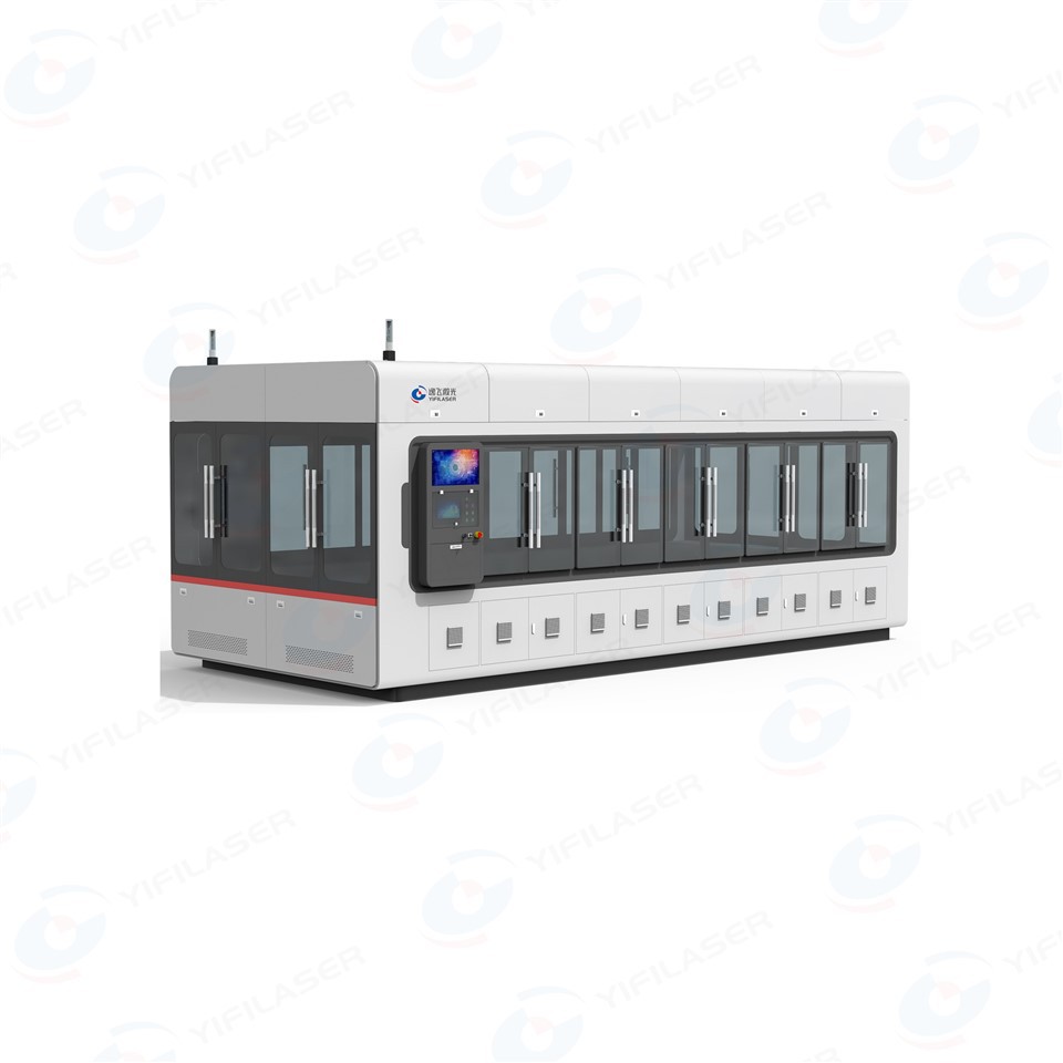 Cylindrical Cell Negative Electrode Welding Machine High-Precision ±0.1mm Adaptive Welding for Battery Manufacturing YIFILASER