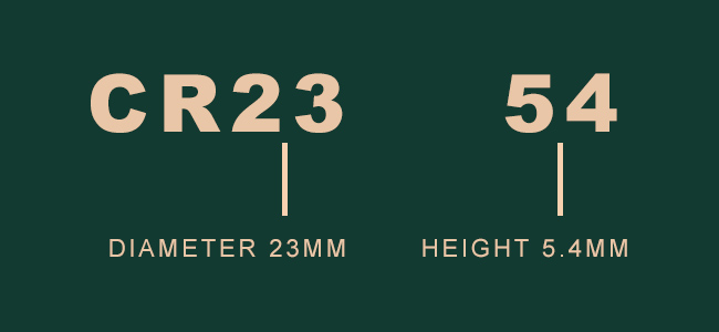 Button Battery CR2354 3V 560mAh High Performance Lithium Manganese Dioxide for Electronics and Medical Devices YUFENG