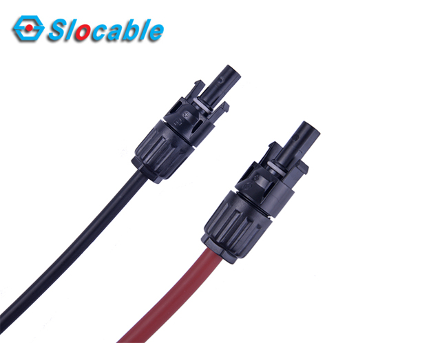 PV Cable Assemblies L Type Extension Solar Cable with MC4 Connector 2.5mm-10mm UV Resistant for Solar Panel to Inverter Connection