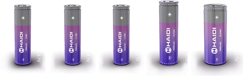 Lithium-ion Cells 5000 mAh High Energy Density NCM & NCA for Energy Storage and EV Applications Haidi Energy