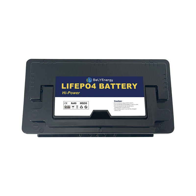 Bely 12V 150AH Bluetooth LiFePo4 Battery Lightweight Maintenance-Free Smart BMS for Marine EV Golf Carts RV Motorhome