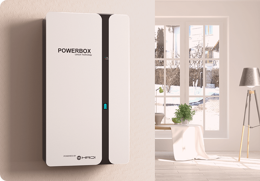 Energy Storage System 7.5KWh 10KWh NMC LiFePO4 Modular Home and Business Solar Energy Storage Haidi