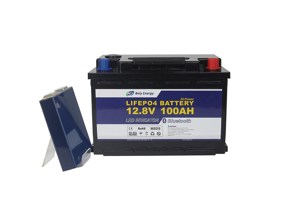 Marine Led Light Lithium Battery 12V 100Ah LiFePO4 LED Display for Solar Energy System and Communication Station