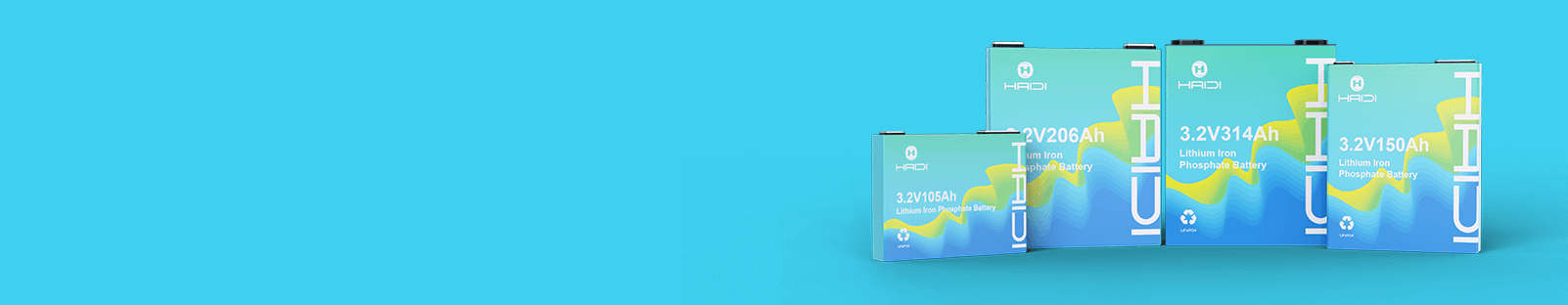 Prismatic LFP Thin, Light, Space-Saving Design for Energy Storage Systems Haidi
