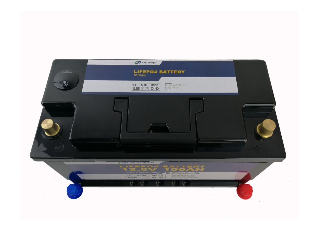 Power Wall 12V 100Ah Rechargeable LiFePo4 Battery Bluetooth Heating 100% DOD for Solar Energy Storage Bely