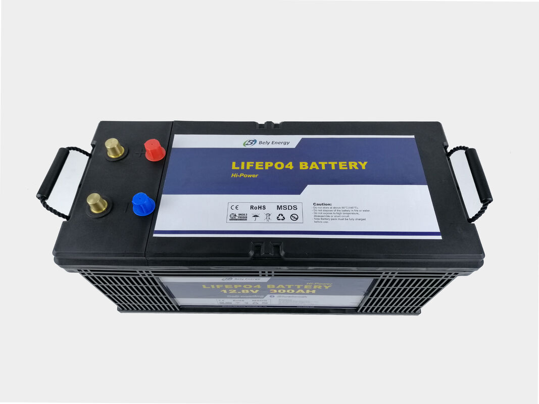 3840Wh Energy Storage Lithium Battery 12V 300ah Lifepo4 with Bluetooth & Heating for Solar System Bely