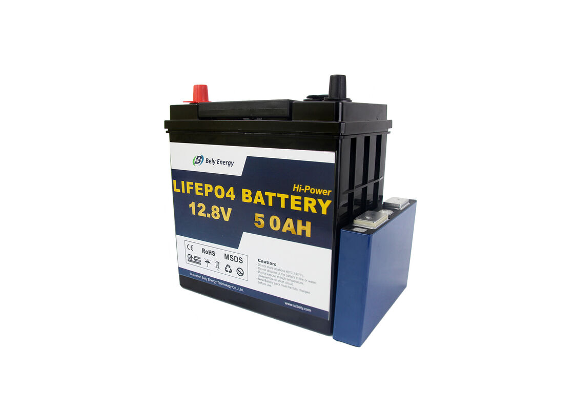 ROHS Customized 50Ah 12V Lifepo4 Battery High-Capacity Long-Life Solar Panel and E-bike Power Solution