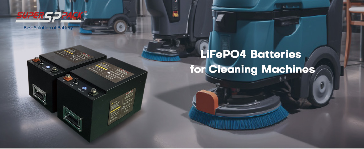 LiFePO4 Batteries for Cleaning Machines