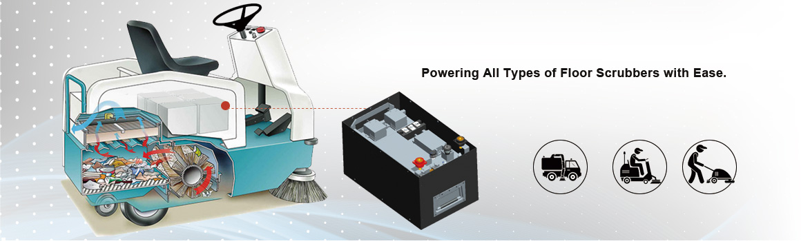 Powering All Types of Floor Scrubbers with Ease.