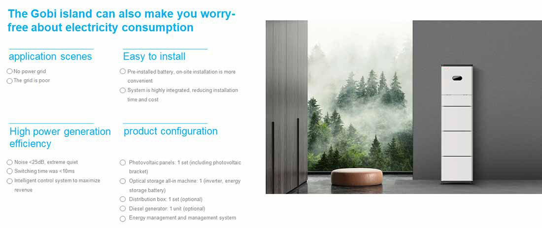 Residential off-grid PV Energy Storage System Solution