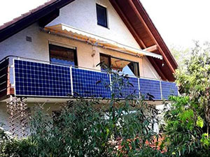 Balcony Solar Bracket case5