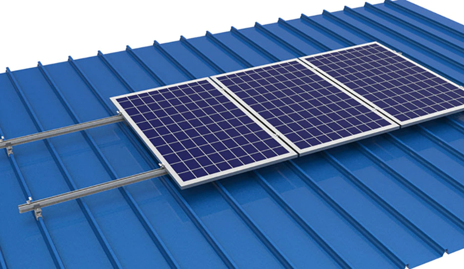 Fuyesen solar panel metal roof mounting