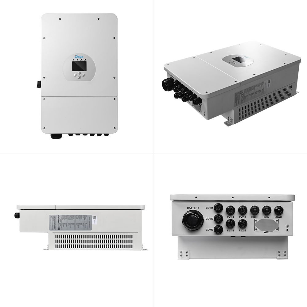 Deye SUN-12K-SG04LP3-EU Hybrid Solar Inverters 12kw 10kw 8kw 6kw 3 Phase MPPT Solar Inverters