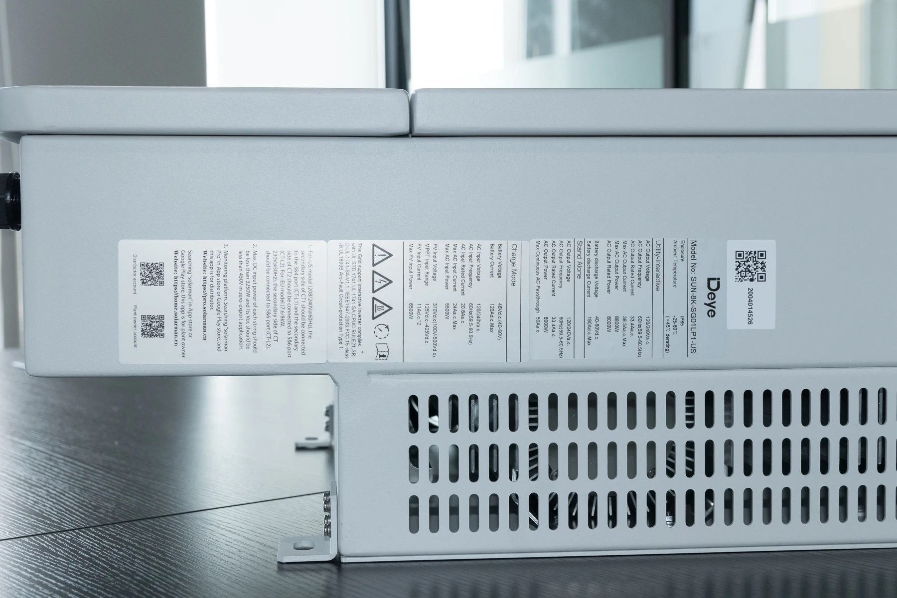 Solar Inverter Hybrid 5kw 6kw 8kw 10kw Sun-12k-sg04lp3-eu 12kw 3 Phase Deye Hybrid Inverter