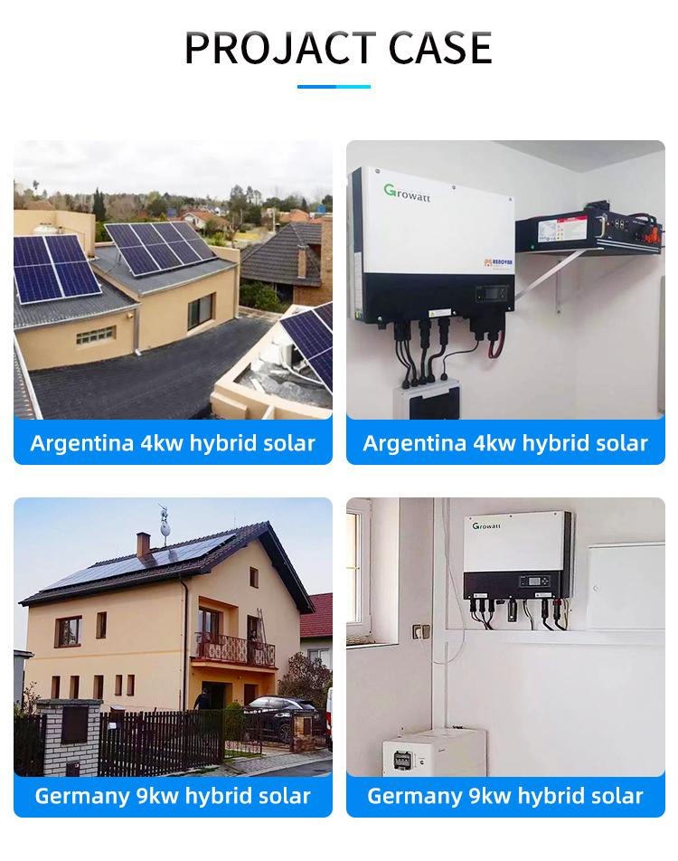 Solar Power 8Kw Hybrid Power System Solar Panel Complete Kit for Portable Power Station Solar Panel for Home