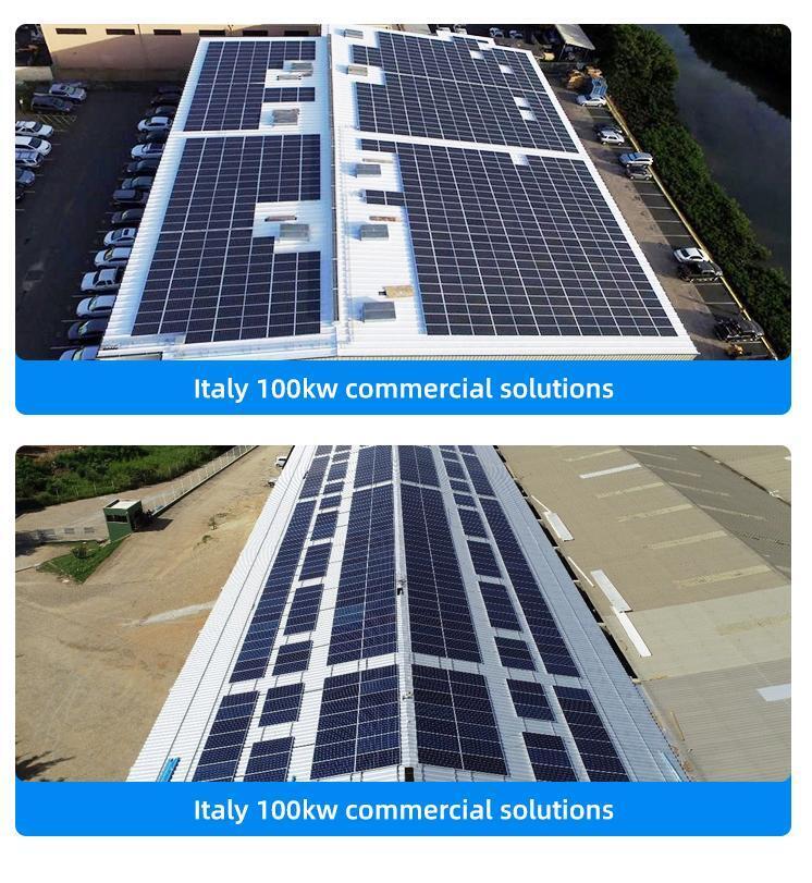 Solar Power Generator Station 50Kw 100Kw on Grid Solar System Growatt Grid Tie Inverter Solar Power System